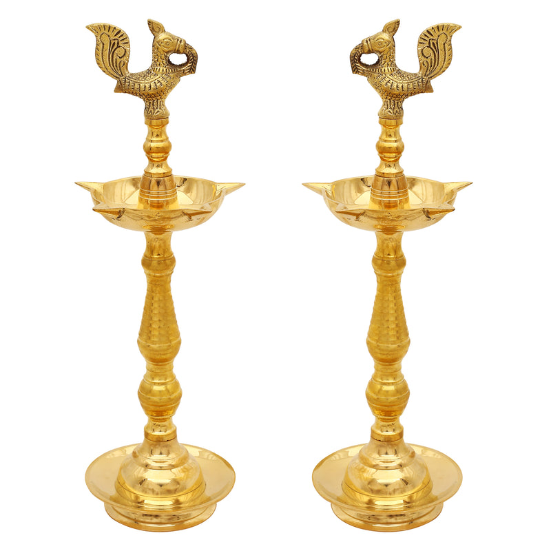 Brass Kerala Fancy Lamps pair ragaarts.myshopify.com