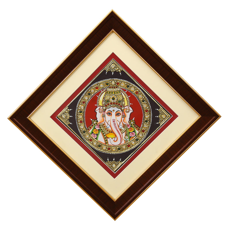 Tp Ganesha Face ragaarts.myshopify.com