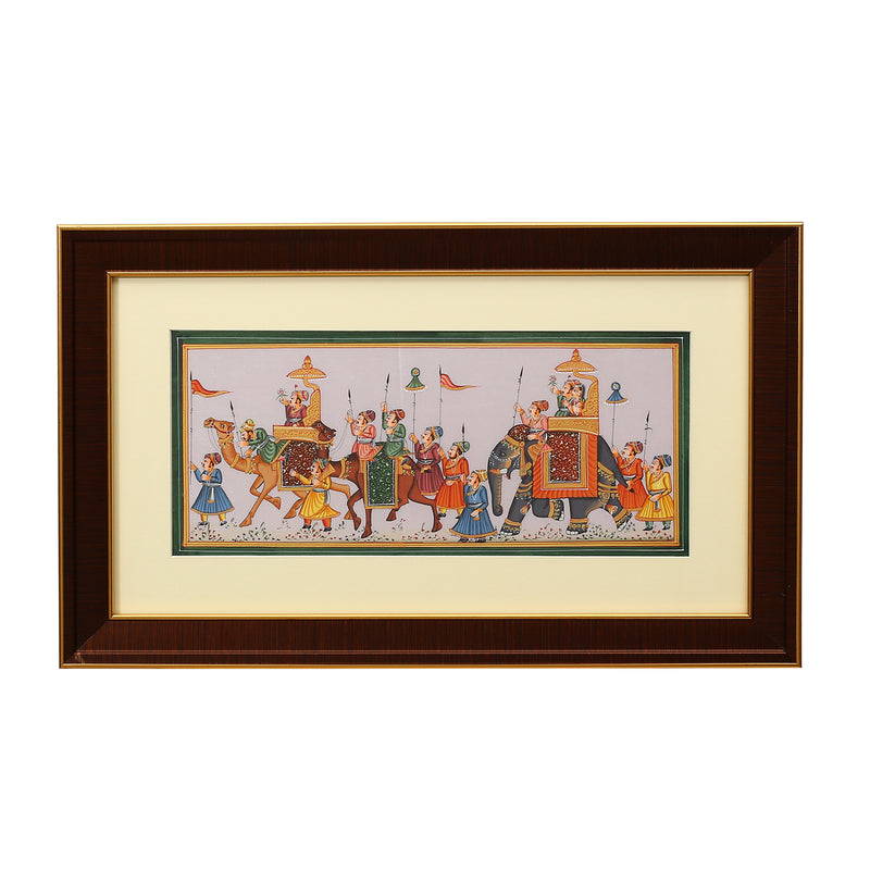 Sp 7x14 Rajasthani Savari paintings ragaarts.myshopify.com