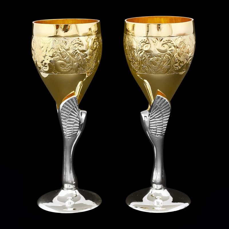 Brass Goblet bird gp w box ragaarts.myshopify.com