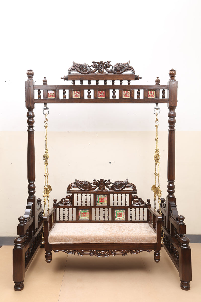 Traditional Teak Wood Jhula