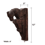 Wooden Parrot Bracket ragaarts.myshopify.com