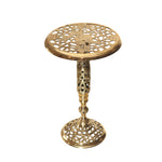 Brass Jali Stool