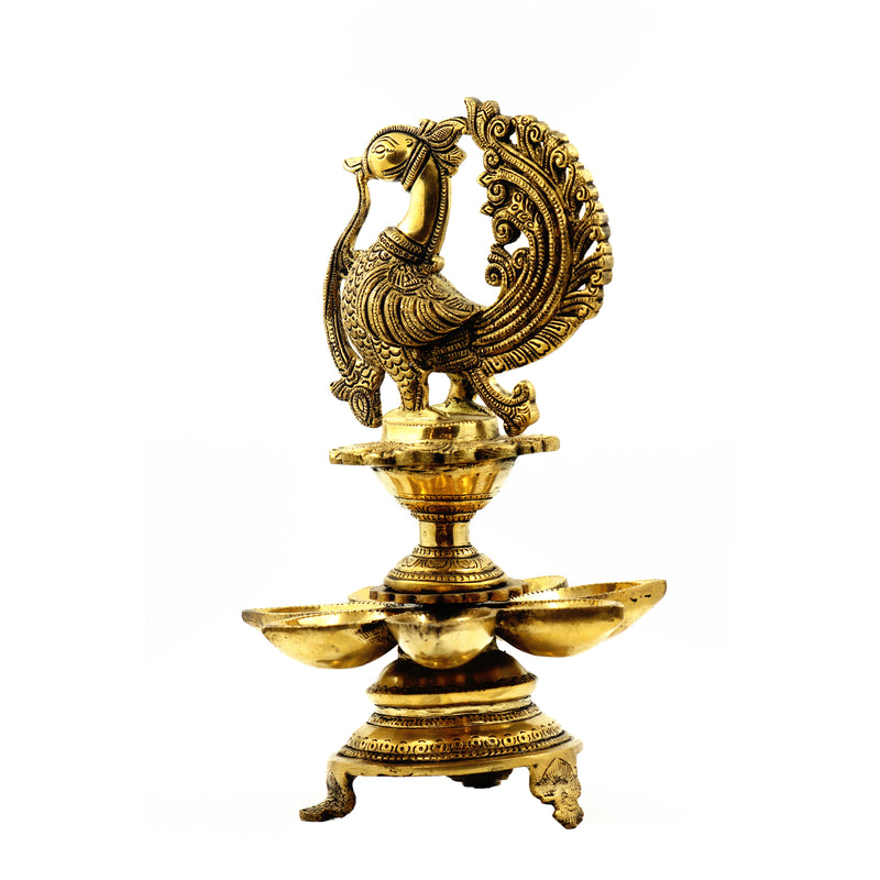 Peacock Design 7 Diya