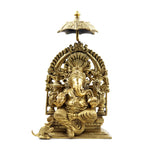 Chattar Ganesha With Peetha,Prabhavali