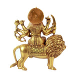 Sitting Goddess Durga On Lion