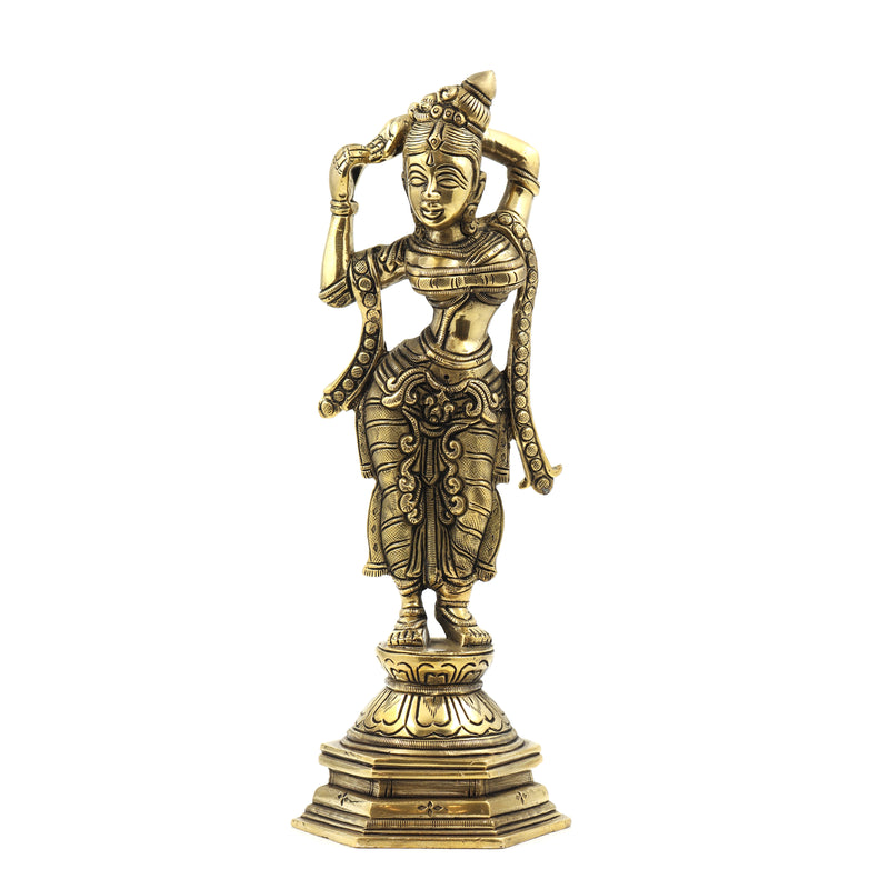 Standing Lady On Hexa Base