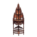 Wooden Corner Table With Dhokra Arts