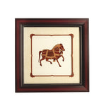 Horse Wooden Carving Frame