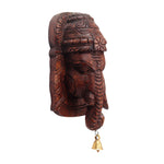 Waghai Wood Wall Hanging Ganesha With Bell