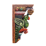 Waghai Wood Wall Hanging Parrot Bracket Coloured