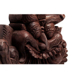 Waghai Wood Wall Hanging Yali Face
