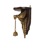 Brass Wall Hanging Parrot With Bell