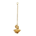 Wall Hanging Hamsa Oil Lamp With Chain