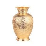 White Metal Flower Vase