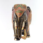 Wooden Elephant Painted