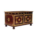 Sheesham Wooden Box With Brass Work