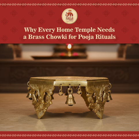 Why Every Home Temple Needs a Brass Chowki for Pooja Rituals