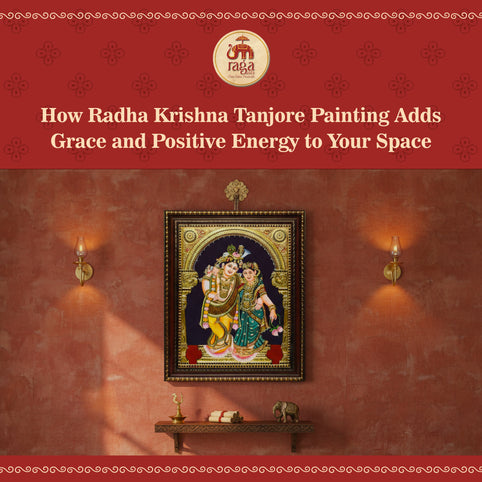 How Radha Krishna Tanjore Painting Adds Grace and Positive Energy to Your Space