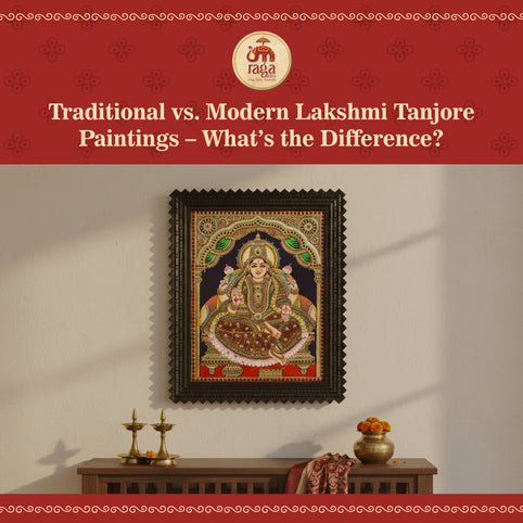 Traditional vs. Modern Lakshmi Tanjore Paintings – What’s the Difference?