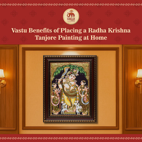 Vastu Benefits of Placing a Radha Krishna Tanjore Painting at Home