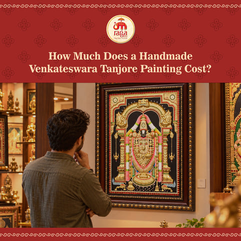 How Much Does a Handmade Venkateswara Tanjore Painting Cost?
