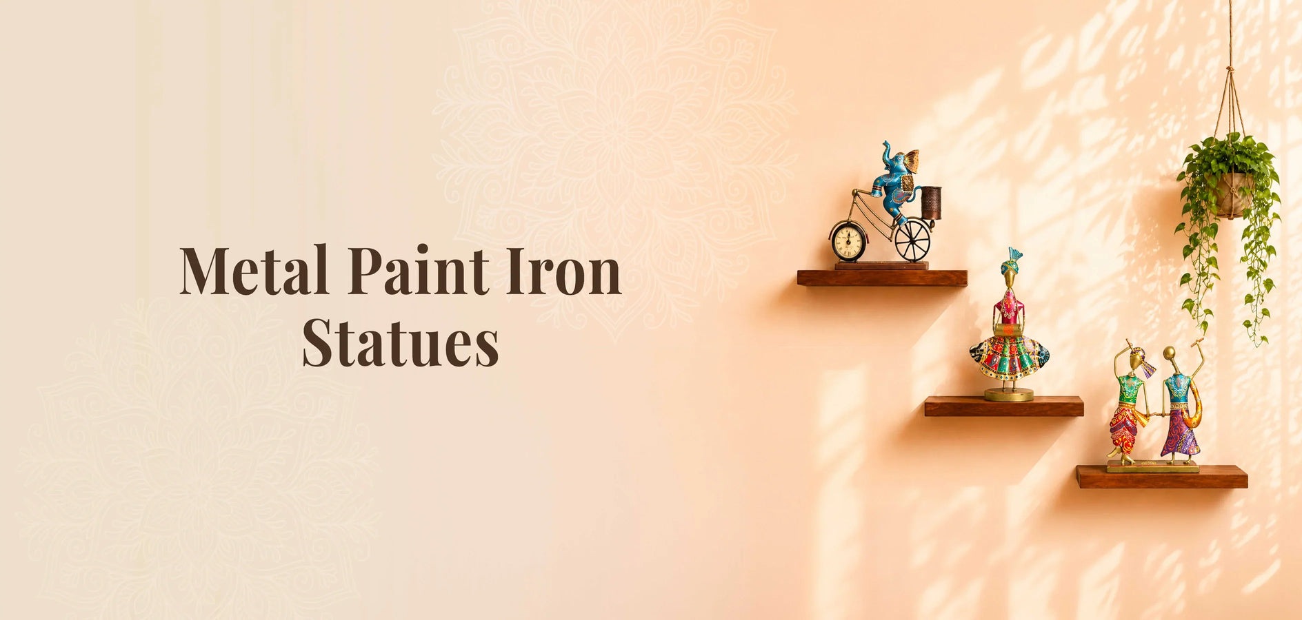 Metal art statue | Iron statue of a modern art design