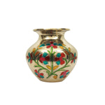 Brass Ghada Vasa Enamel