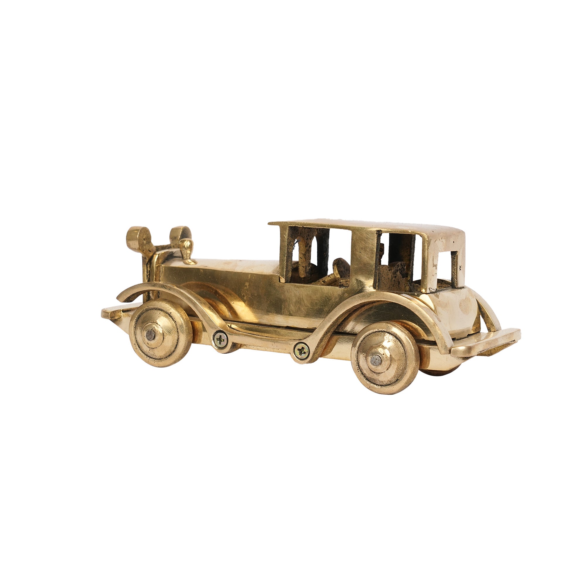Premium Brass Vintage Car Showpiece