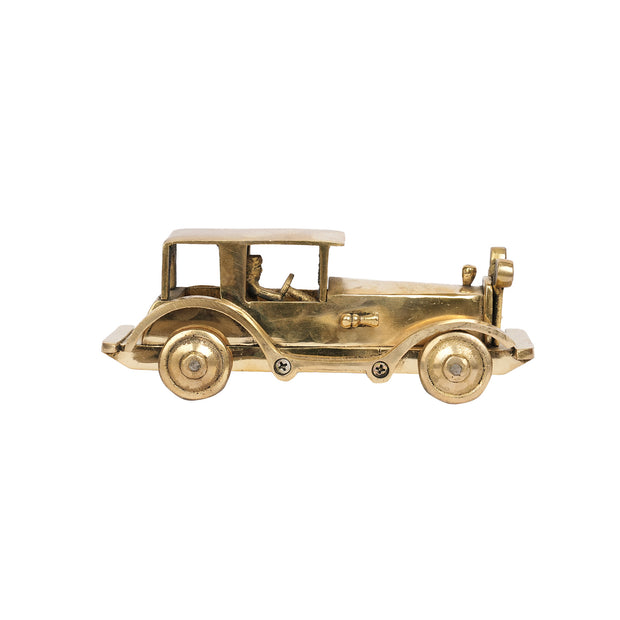 Premium Brass Vintage Car Showpiece