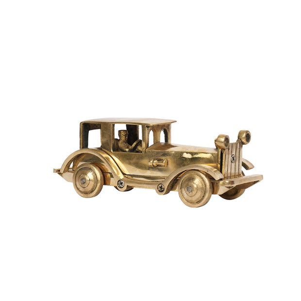 Premium Brass Vintage Car Showpiece