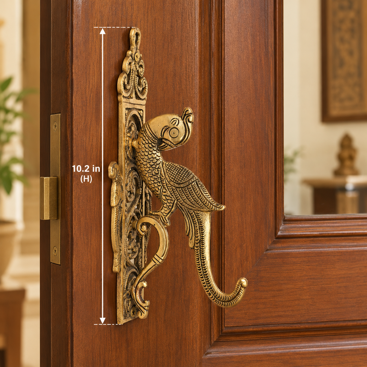 Brass Parrot  Bracket – 10
