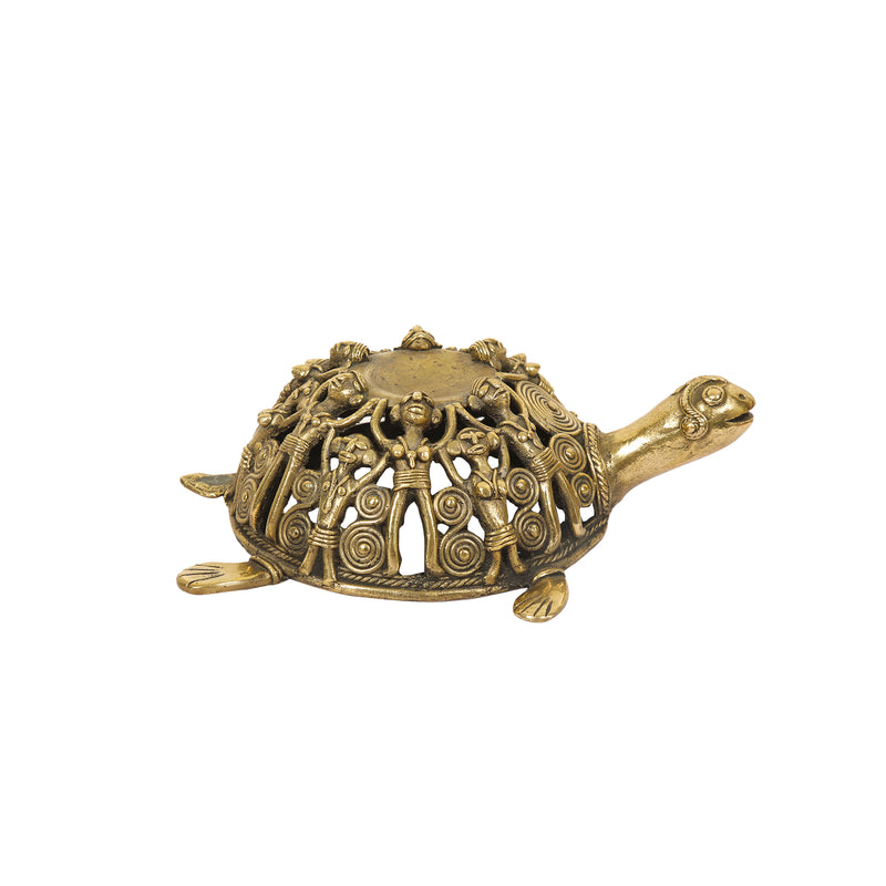BRASS FIGURER TORTOISE BIG Ragaarts