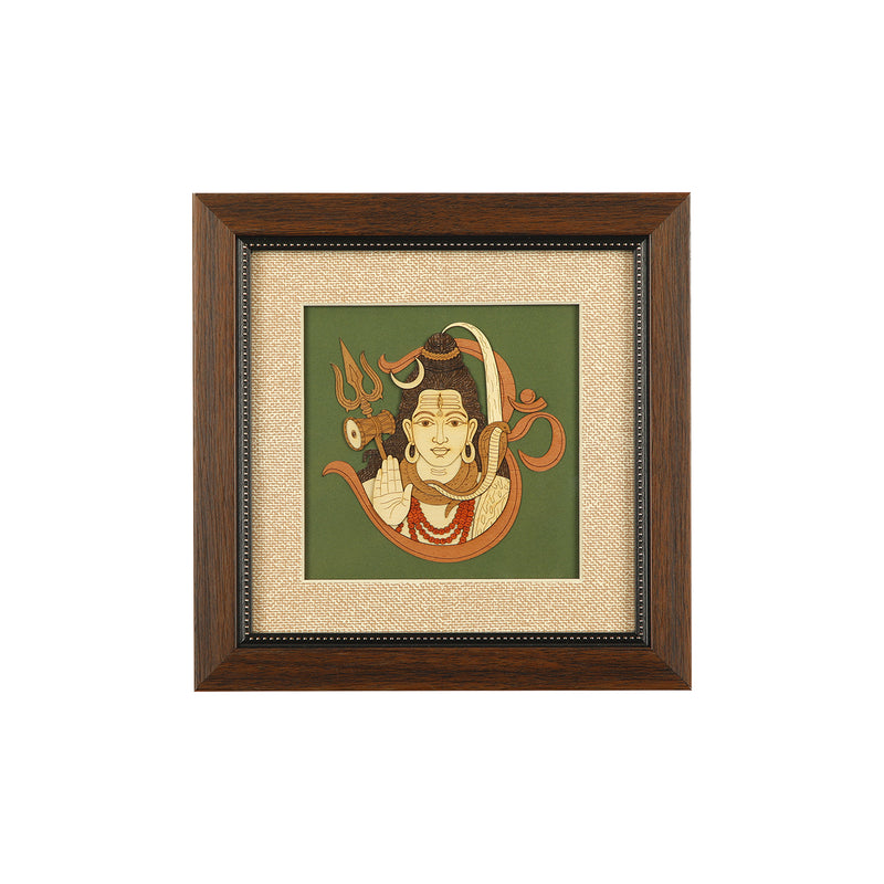 Shiva Wooden Carving Frame