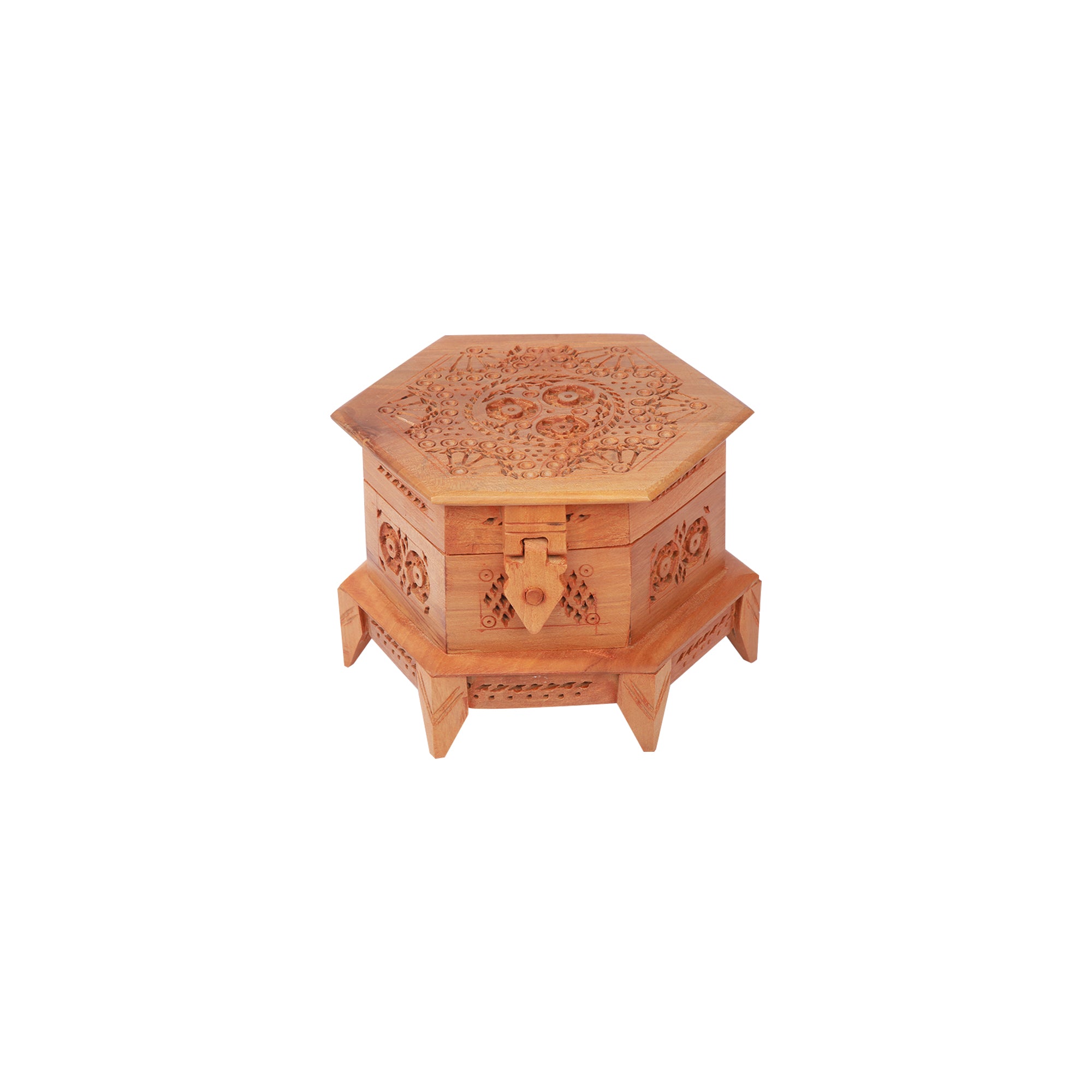 Wood Jali Box 6 Cone