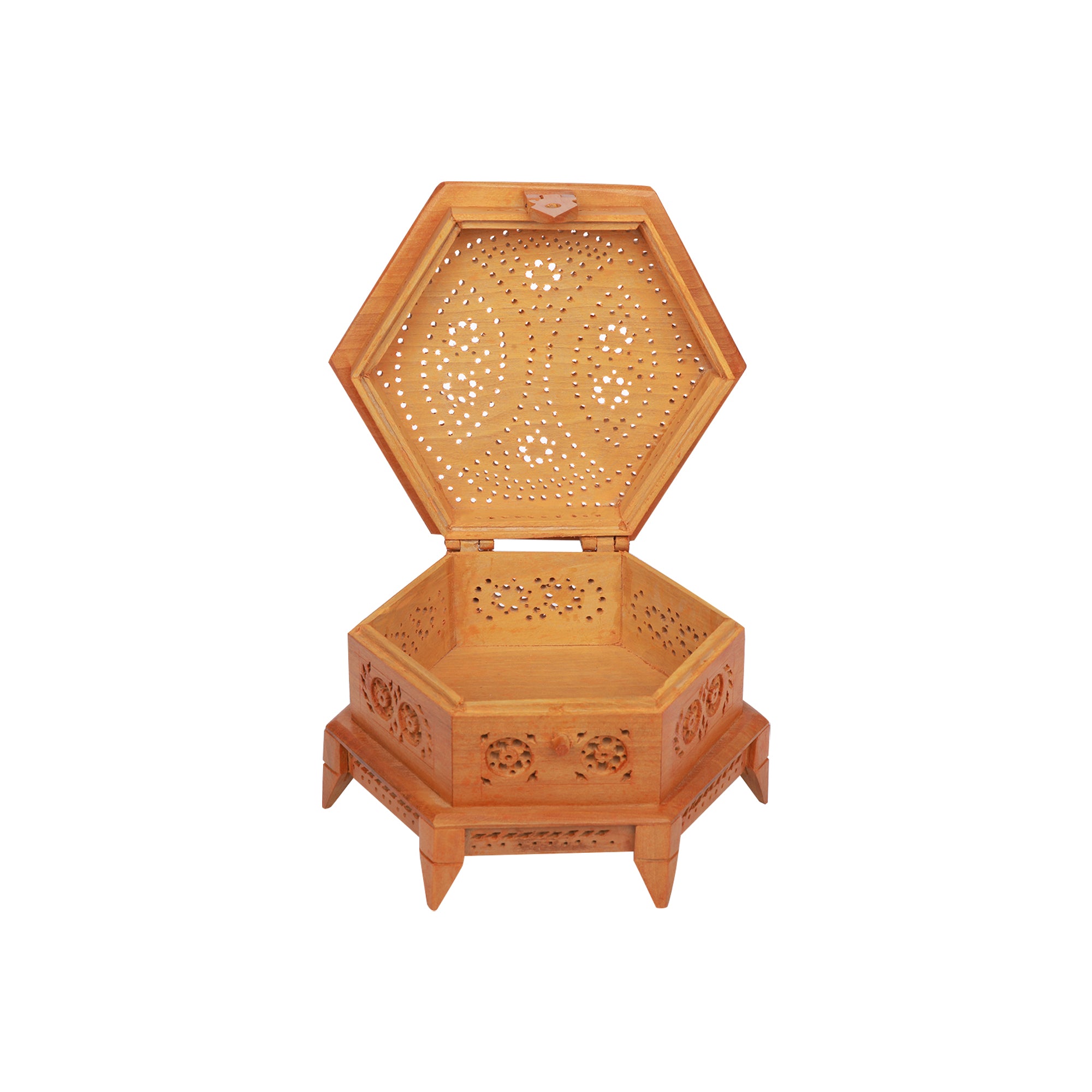 Wood Jali Box 6 Cone