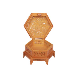 Wood Jali Box 6 Cone