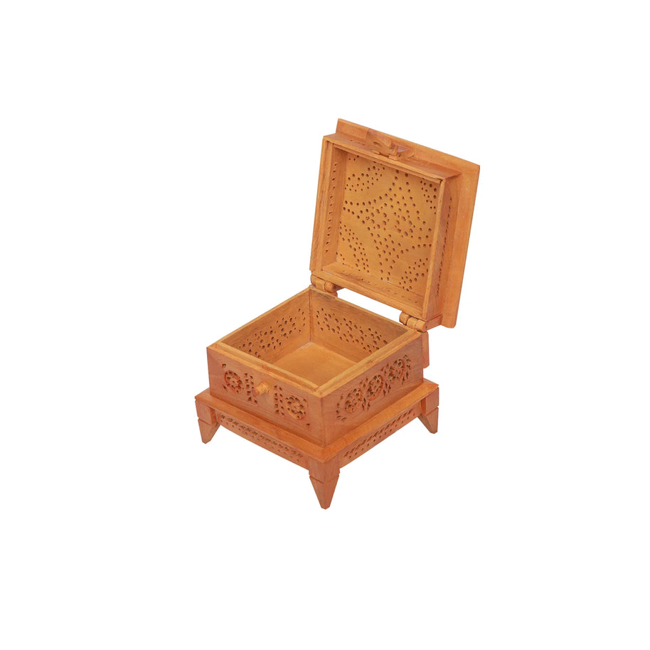 Shalki Box Wood 4x4 Jali Box – Ragaarts