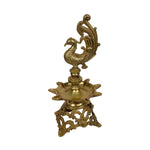 Brass  Peacock Lamp with Stand