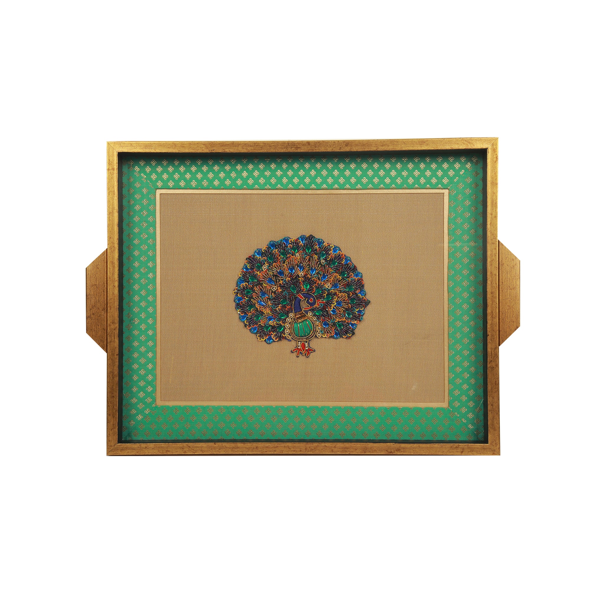 Tray With Peacock