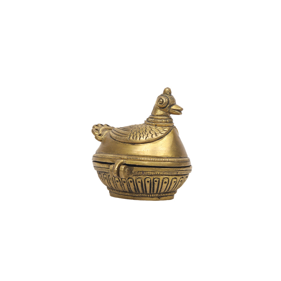 Brass Peacock Box