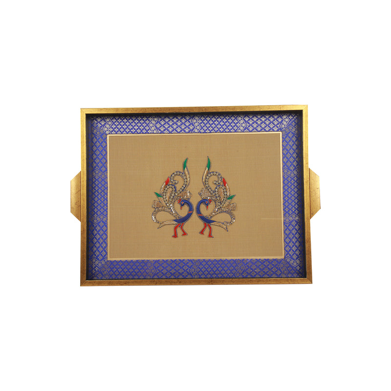 Tray With Peacock