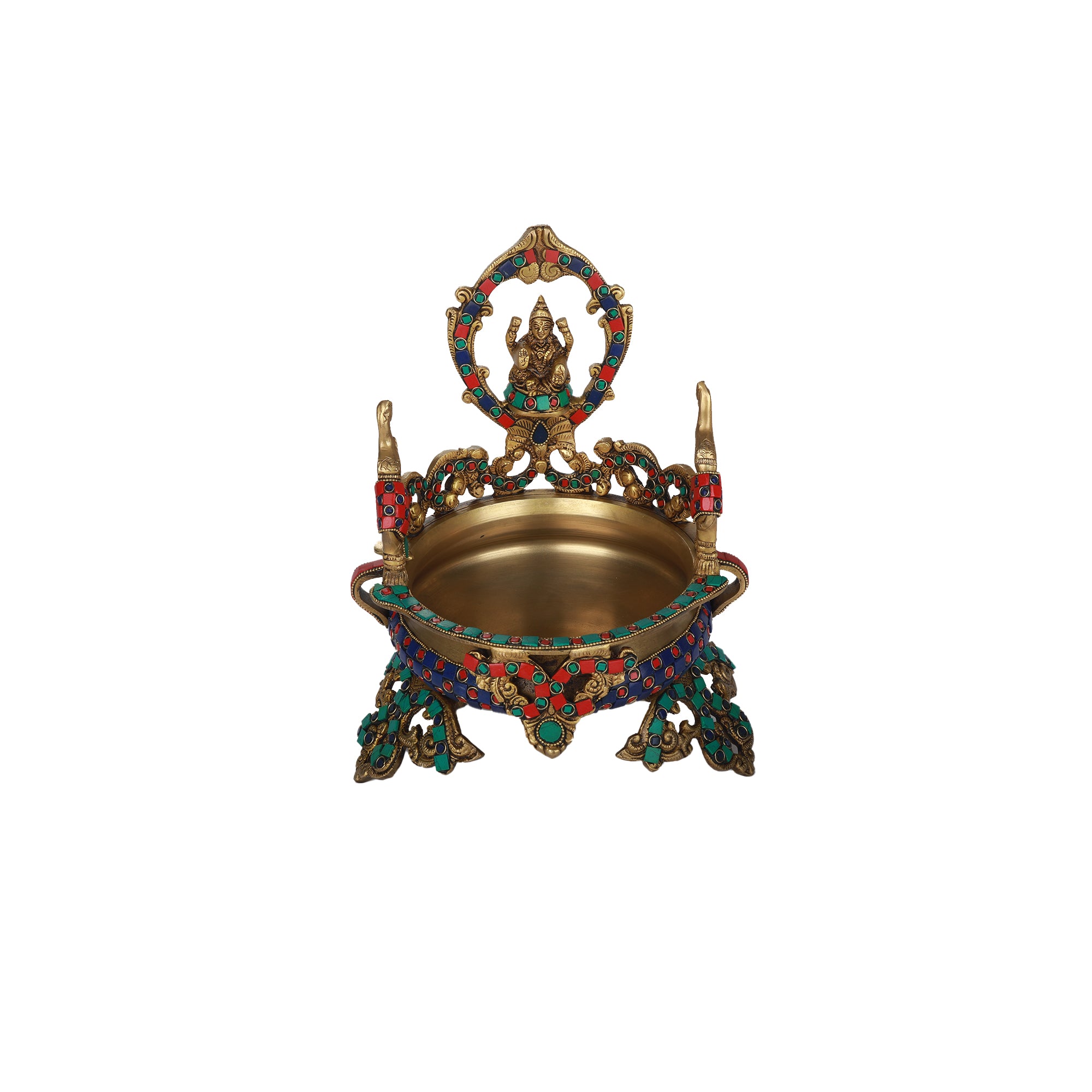 Brass  Gajalakshmi Urli