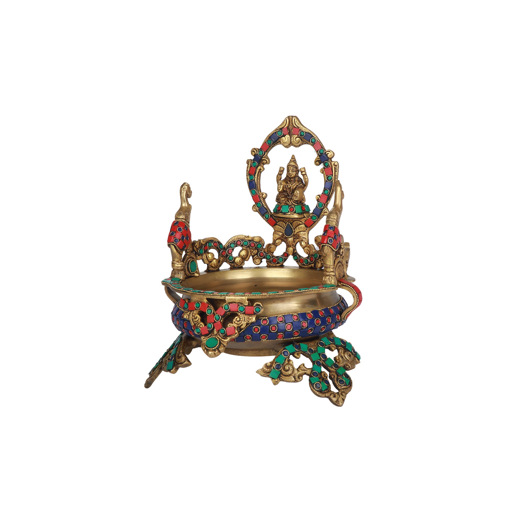 Brass  Gajalakshmi Urli