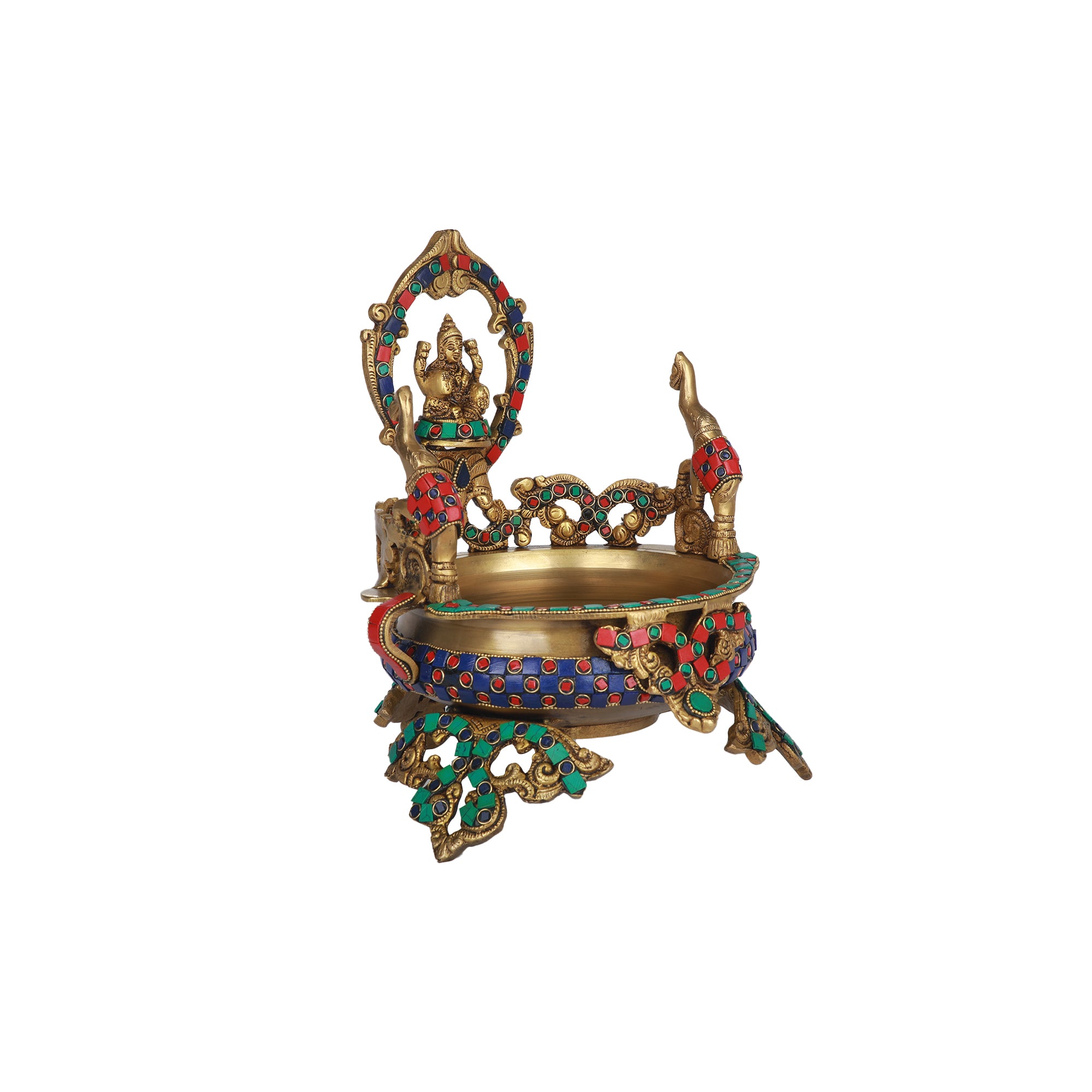 Brass  Gajalakshmi Urli