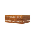 INLAY WORK ON WOODEN BOX