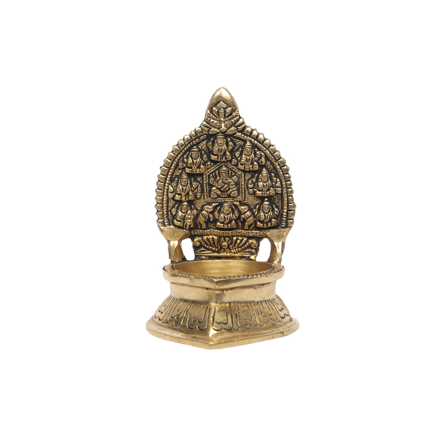 Brass  Ashtalakshmi Kamakshi Deep