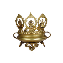 Brass Ganesha  Lakshmi  SaraSwati  Urli