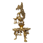 Brass  Bird Lamp with Stand