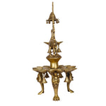 Brass  Bird Lamp with Stand